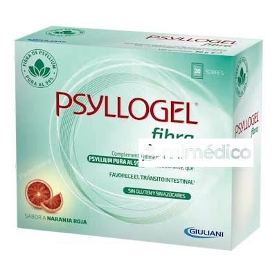 PSYLLOGEL FIBRA 20 SOBRES NARANJA ROJA BOIRON