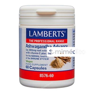 ASHWAGANDHA ADVANCE 60 CAP. LAMBERTS