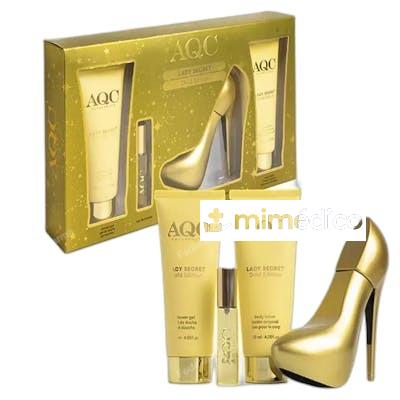 LADY SECRET GOLD EDITION ESTUCHE 4 PZ AQC FRAGRANCES