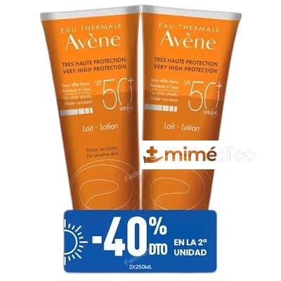SOLAIRE LECHE SPF50 PACK 2 X 250 ML AVENE