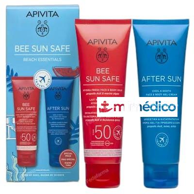 BEE SUN SAFE HYDRA FRESH LECHE SPF50 ESTUCHE 2 PZ APIVITA
