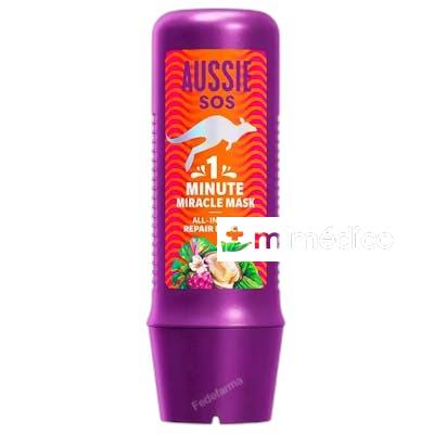 AUSSIE SOS 1 MINUTE MIRACLE REPAIR RESCUE MASK 250 ML AUSSIE