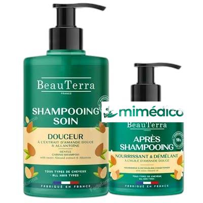 EXTRA-DOUX CHAMPU FORTIFICANTE 750 ML ACONDICIONADOR 500 M BEAUTERRA