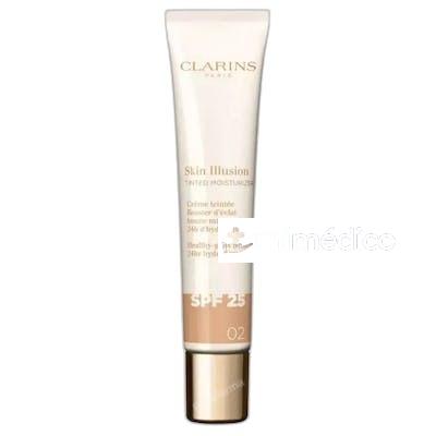 SKIN ILLUSION TINTED MOISTURIZER TRATAMIENTO ANTIEDAD CON CO CLARINS
