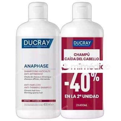 ANAPHASE CHAMPU ANTICAIDA Y ANTIAFINAMIENTO PACK 2 X 400 ML DUCRAY