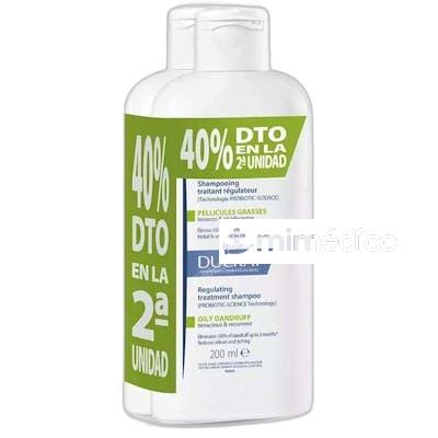 KELUAL SQUANORM CHAMPU PARA CASPA GRASA PACK 2 X 200 ML DUCRAY