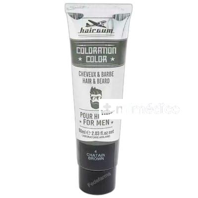 COLORATION TINTE PARA BARBA Y CABELLO 4-CASTANO 60 GR HAIRGUM