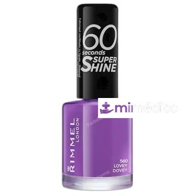 60 SECONDS SUPER SHINE ESMALTE DE UNAS 560-LOVEY DOVEY 8 ML RIMMEL LONDON