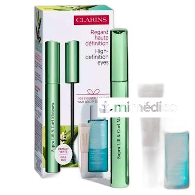 SUPRA LIFT AND CURL MASCARA ESTUCHE 3 PZ CLARINS