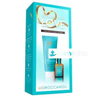 CREMA DE PEINADO HYDRATING ESTUCHE 2 PZ MOROCCANOIL