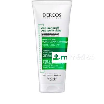 DERCOS ACONDICIONADOR ANTICASPA HIDRATANTE PARA CUERO CABELL VICHY