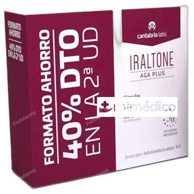 IRALTONE AGA CAPSULAS PACK 2 X 60 U IRALTONE