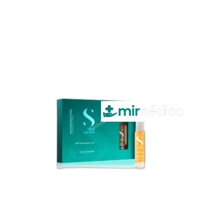 SEMI DI LINO RECONSTRUCTION SOS EMERGENCY OIL 6 X 13 ML ALFAPARF MILANO