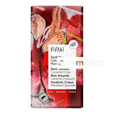 BIOTOBIO VIVANI CHOCOLATE NG ALMENDRA GARRAPINADA 80 GR VIVANI