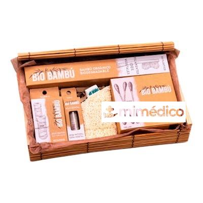 REGALO: CEPILLO, HILO DENTAL,BASTONCITOS CAJA BIOBAMBU