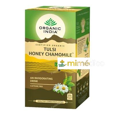 ORGANIC INDIA TULSI HONEY CHAMOMILLE INFUSION AYURVEDICA 25 ORGANIC INDIA
