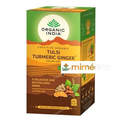 ORGANIC INDIA TULSI TURMERIC GINGER INFUSION AYURVEDICA 25 B ORGANIC INDIA