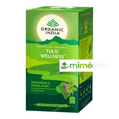ORGANIC INDIA TULSI WELLNESS INFUSION AYURVEDICA 25 BOLSAS ORGANIC INDIA