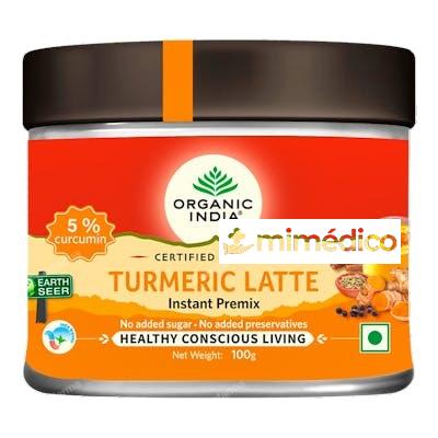 ORGANIC INDIA CURCUMA LATTE BIO 5 CURCUMINOIDES 100 GR ORGANIC INDIA