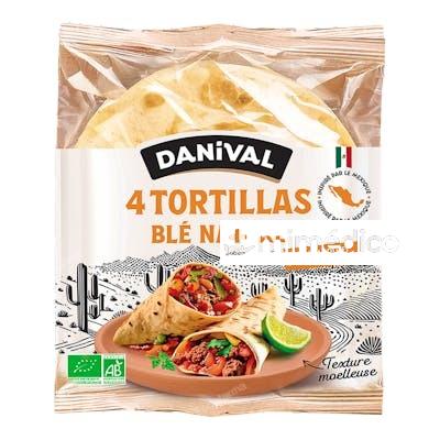 DANIVAL TORTILLAS DE TRIGO 4UDS BIO 300G DANIVAL