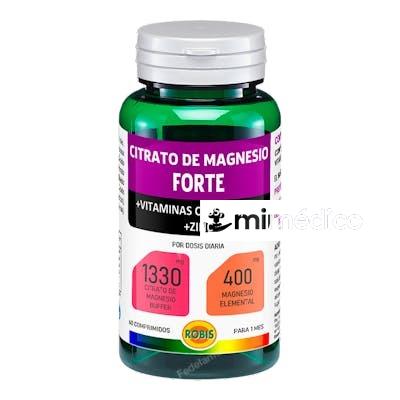 ROBIS CITRATO DE MAGNESIO FORTE 60 COMP ROBIS