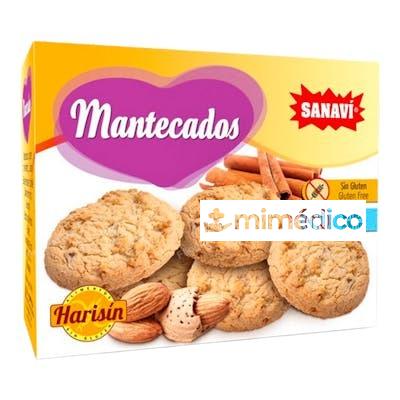 SANAVI MANTECADOS DE ALMENDRA HARISIN 200GR SANAVI