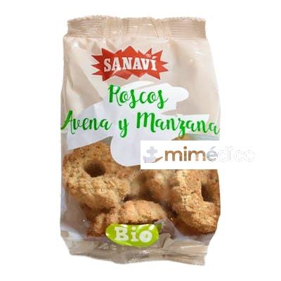 SANAVI ROSCOS AVENA Y MANZANA BIO 150 GR SANAVI