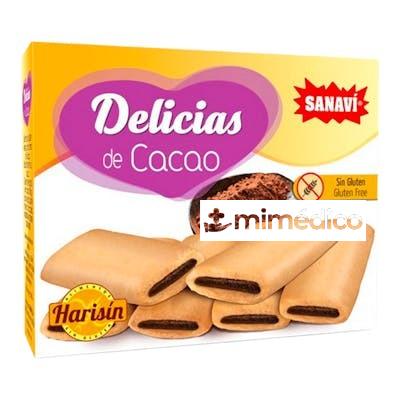 SANAVI DELICIAS DE CACAO BARRITAS HARISIN 150 GR SANAVI