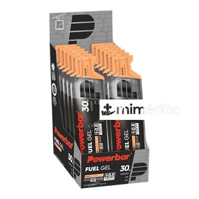 POWERBAR BLACK LINE FUEL GEL 30 PEACH 12 UDS POWER BAR