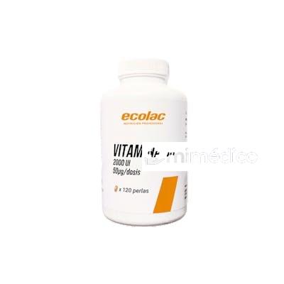 ECOLAC VITAMINA D3 84G-120 PERLAS ECOLAC