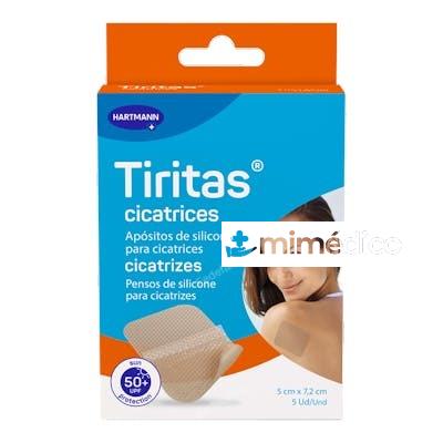HARTMANN TIRITAS CICATRICES SILICONA APOSITO ADH 5 UN 7,2 CM HARTMANN