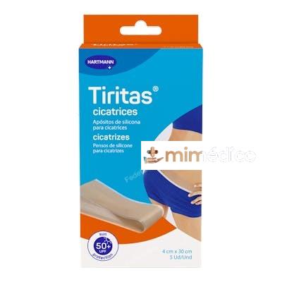 HARTMANN TIRITAS CICATRICES SILICONA APOSITO ADH 5 UN 30 CM HARTMANN