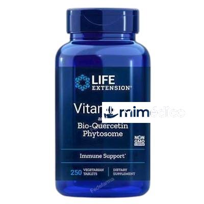 VITAMIN C AND QUERCETIN PHYTOSOME 250 VEG TAB LIFE EXTENSION