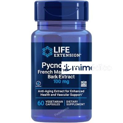 PYCNOGENOL 100 MG 60 VEG CAPS LIFE EXTENSION