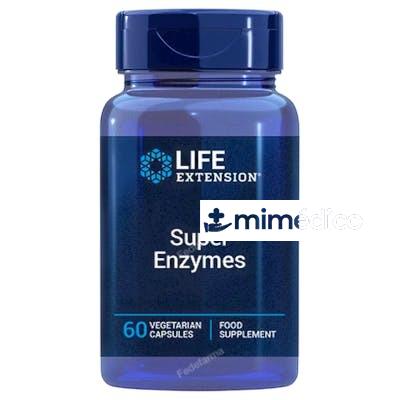 SUPER ENZYMES 60 VEG CAPS LIFE EXTENSION