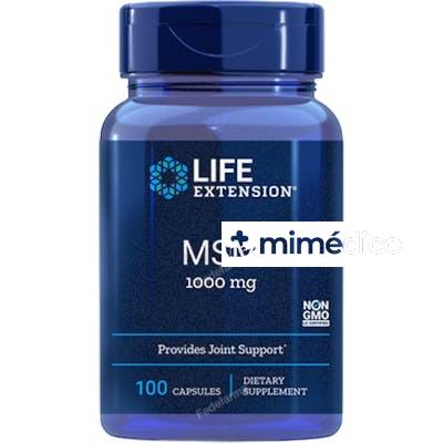 MSM 1000 MG 100 CAPS LIFE EXTENSION