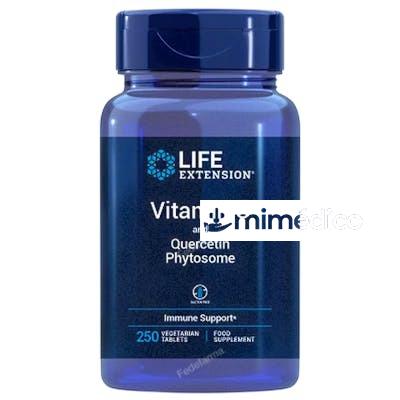 VITAMIN C AND QUERCETIN PHYTOSOME 60 VEG TABL LIFE EXTENSION