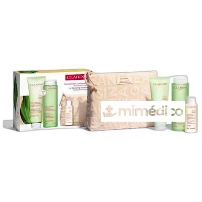 CLARINS PIELES MIXTASIN GLUTENRASAS ESENCIALES DE LIMPIEZA ESTUCHE 4 CLARINS