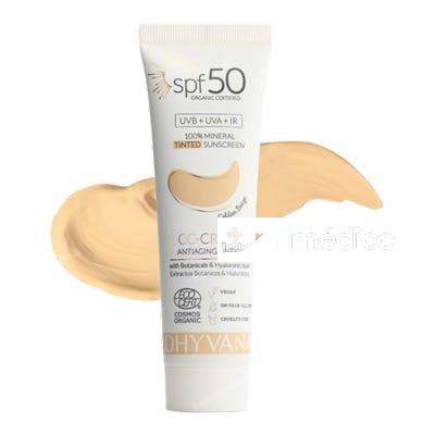 DHYVANA SPF 50 CC (50ML) GOLDEN BEIGE ECOCERT DHYVANA