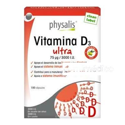 PHYSALIS VITAMINA D3 ULTRA 100 CAPS PHYSALIS