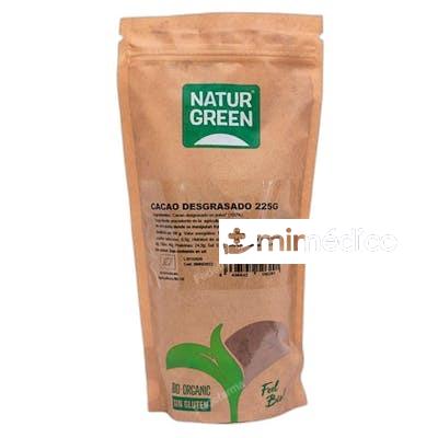 NATURGREEN CACAO DESIN GLUTENRASADO BIO 225 G NATURGREEN