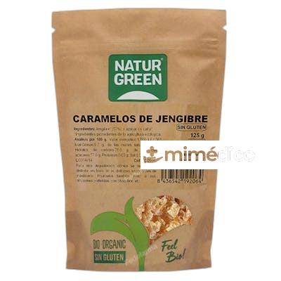 NATURGREEN CARAMELOS DE JENGIBRE 125G NATURGREEN
