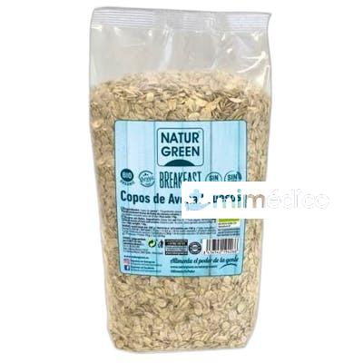NATURGREEN COPOS DE AVENA GRUESOS SIN GLUTEN BIO1 KG NATURGREEN