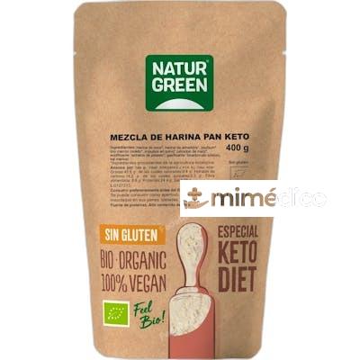 NATURGREEN MEZCLA PAN KETO BIO 400 G NATURGREEN