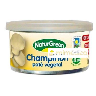 NATURGREEN PATE MUSHROOMCHAMPI ON BIO 125 G NATURGREEN