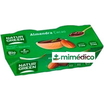 NATURGREEN POSTRE ALMOND CACAO BIO (2X125 G) NATURGREEN