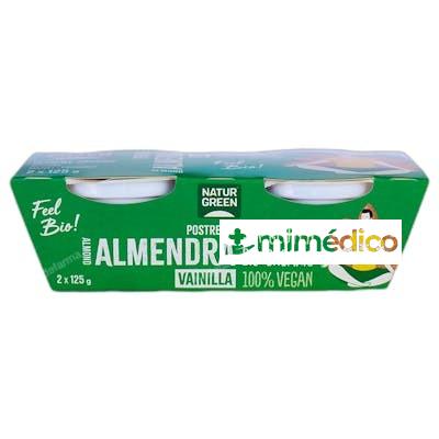 NATURGREEN POSTRE ALMOND VAINILLA BIO (2X125 G) NATURGREEN