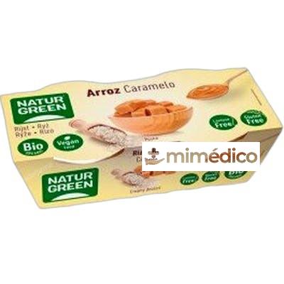 NATURGREEN POSTRE ARROZ CARAMELO BIO (2X125 G) NATURGREEN