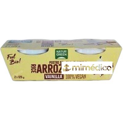 NATURGREEN POSTRE ARROZ VAINILLA BIO (2X125 G) NATURGREEN