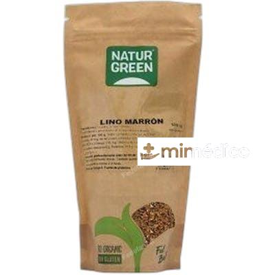 NATURGREEN SEMILLAS LINO MARRON BIO 500 G NATURGREEN